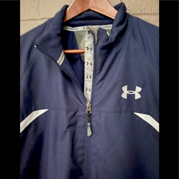 Under Armour Navy Fleece lined Jacket M - Picture 4 of 7